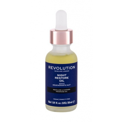 Revolution Hydratační sérum v oleji na noc Skincare Night Restore Oil (Squalana And Evening Primrose Oil) 30 ml woman