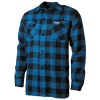 FOX Outdoor Košile kostkovaná dřevorubecká Modrá