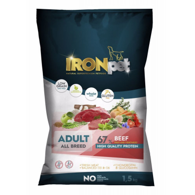 IRONpet Beef Adult All Breed 1,5 kg
