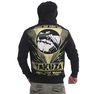 Yakuza pánská mikina s kapucí Spread Hoodie black 4XL