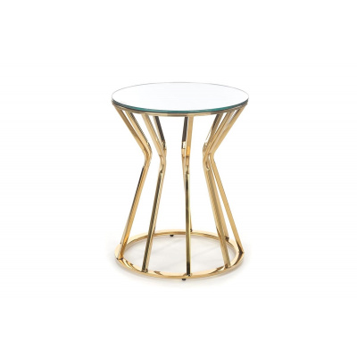 Halmar Konferenční stolek Afina S - zrcadlo / zlatá