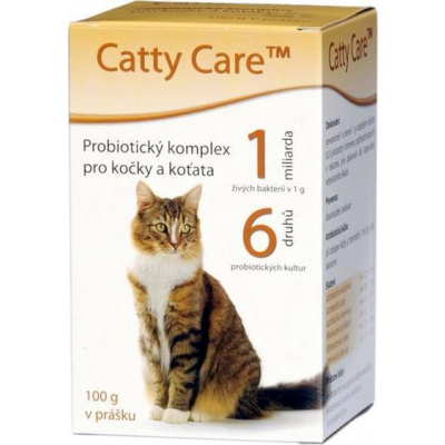 Harmonium International INC Catty Care Probiotika pro kočky a koťata plv 100g