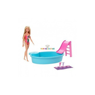 Barbie panenka a bazén Mattel