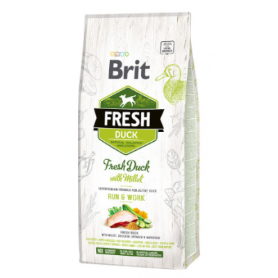 Brit Care BRIT Fresh Duck with Millet Active Run & Work 12 kg