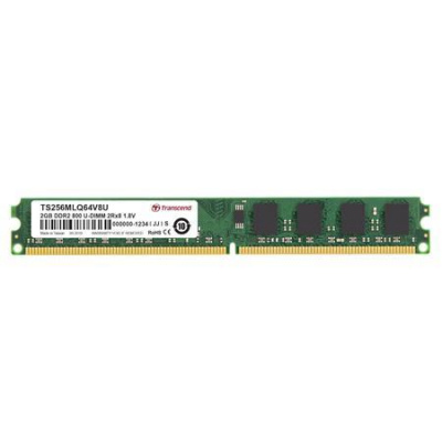 Transcend DDR2 2GB DDR2 800 U-DIMM 2Rx8 - TS256MLQ64V8U