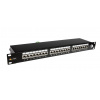 Patch panel Solarix 24 x RJ45 CAT6 STP černý 1U SX24-6-STP-BK 24200124