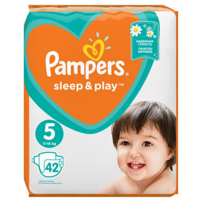 Pampers Sleep & Play 5 JUNIOR 11-16 kg 42 ks