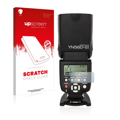 Čirá ochranná fólie upscreen® Scratch Shield pro Yongnuo YN 560 Mark III (Ochranná fólie na displej pro Yongnuo YN 560 Mark III)