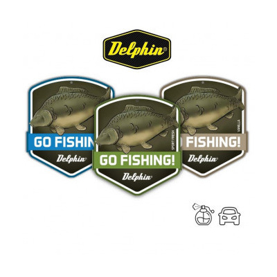 Delphin Vůně do auta GO FISHING! Carp - VANILLA