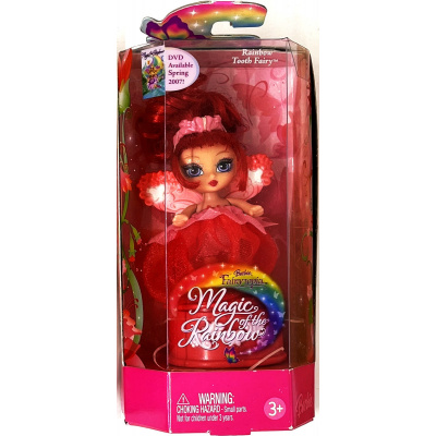 Mattel Mattel Barbie Fairytopia Magic of the Rainbow - Tooth Fairy (Zoubková víla) Red