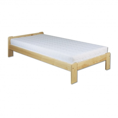 Drewmax Dřevěná postel 100x200 LK123 (barva: gray)