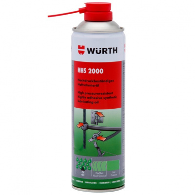 Würth Silně přilnavý mazací olej HHS 2000 odolný vysokému tlaku, 500 ml