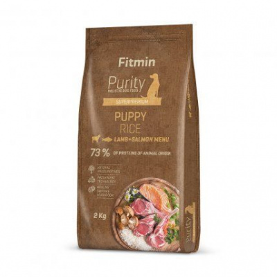 Fitmin Purity Puppy Lamb & Salmon Rice kompletní krmivo pro psy 2 kg