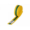 KWON Budo pásek KWON žluto-zeleno-žlutý - velikost: 200 - Prodloužená možnost vrácení zboží do 60 dní.
