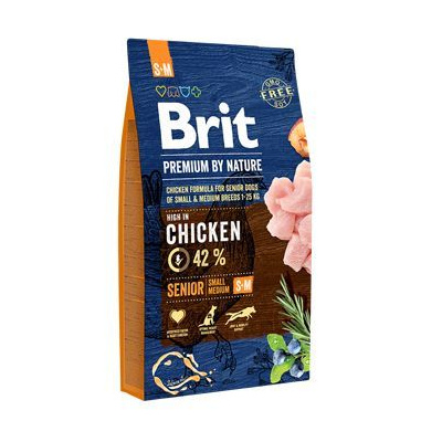 Brit Premium Dog by Nature Senior S+M 8kg