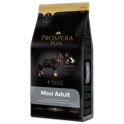 Krmivo Prospera Plus Maxi Adult kuře s rýží 15kg-KS
