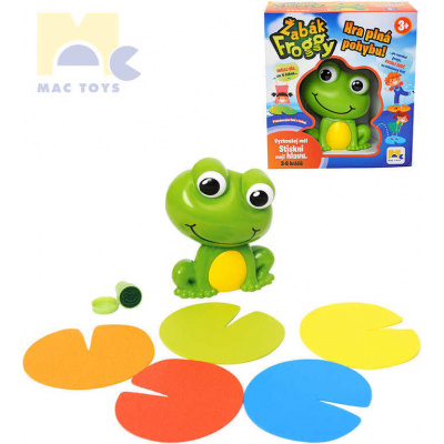 MAC TOYS Hra pohybová Žabák Froggy na baterie *SPOLEČENSKÉ HRY*