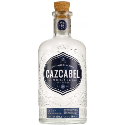 Cazcabel Tequila Blanco 38% 0,7l (holá láhev)