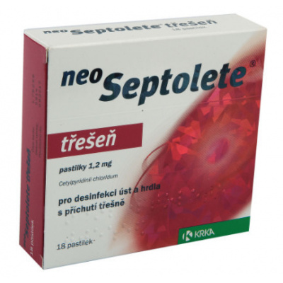 NeoSeptolete Třešeň 18 pastilek