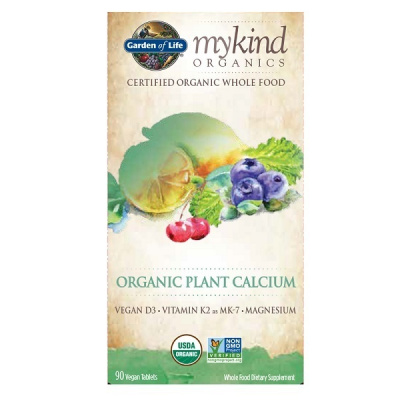 Garden of Life Mykind Organic Plant Calcium – rostlinný vápník 90 tablet