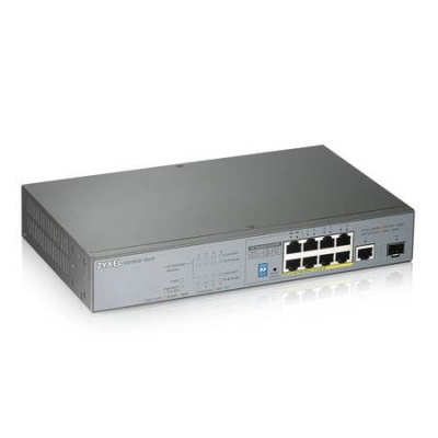 Zyxel GS1300-10HP, 10 Port unmanged CCTV PoE switch, long range, 130W - GS1300-10HP-EU0101F