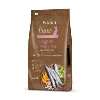 Fitmin Purity Puppy Fish Grain Free kompletní krmivo pro psy 12 kg