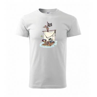 Pirátská posádka - Klasické pánské triko - S ( Bílá )