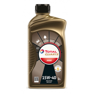 Motorový olej TOTAL Quartz 5000 15W-40, 1L