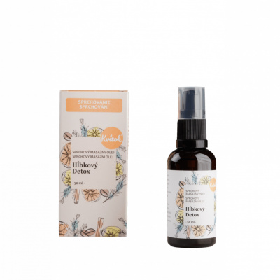 Kvitok Sprchový masážní olej proti celulitidě Hloubkový detox, 50 ml