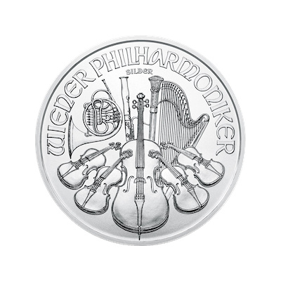 Münze Österreich Wiener Philharmoniker stříbrná rakouská mince 1 Oz