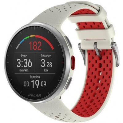 Chytré hodinky Polar Pacer Pro S-L bílo-červené (900102180)