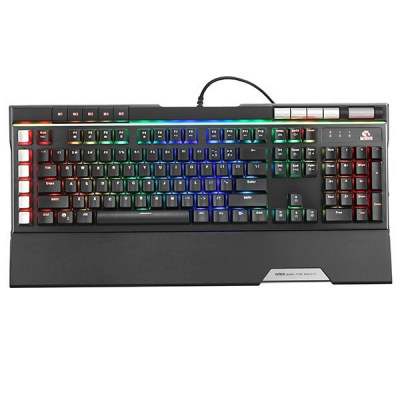 Marvo KG965G, klávesnice US, herní, modré spínače typ drátová (USB), černá, mechanická, RGB podsvícení (KG965G-PRO)