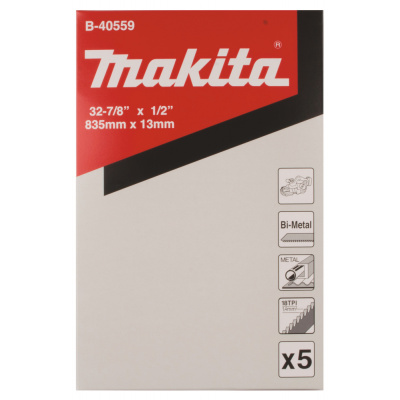 Makita B-40559 pilový list na kov BiM 18Z DPB181 5ks