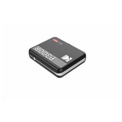 Kodak Printer Mini 3 Plus Retro černá / mobilní fototiskárna / termosublimační / foto 76 x 76 mm / microUSB / Bluetooth (P300RB)