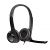 Logitech Headset Stereo H390/ drátová sluchátka + mikrofon/ USB/ černá, 981-000406