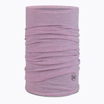Multifunkční šátek BUFF Midweight Merino Wool melange lilac sand
