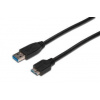 Digitus USB kabel AK-300116-018-S USB 3.0, USB A - Micro USB B, M / M, 1,8m