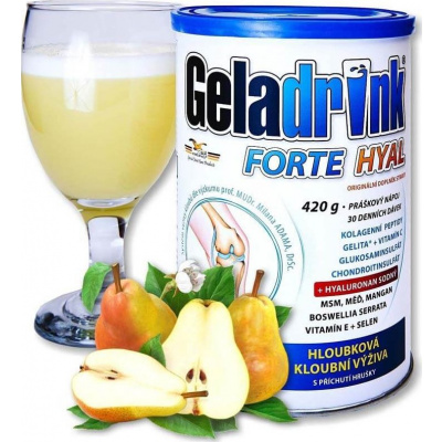 Orling Geladrink Forte HYAL nápoj 420 g Příchuť: Hruška