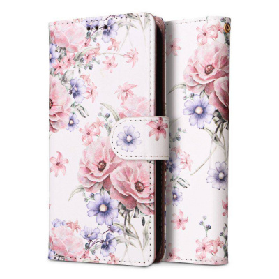 Pouzdro flip Xiaomi Redmi 13C / Poco C65 Tech-Protect Wallet Blossom Flower multicolored