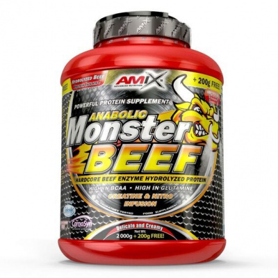 Amix Anabolic Monster Beef Protein 1000 g - vanilka, limetka