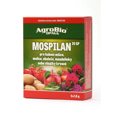 AgroBio Mospilan 20 SP Přípravek k hubení škůdců 5x1,8g 001038