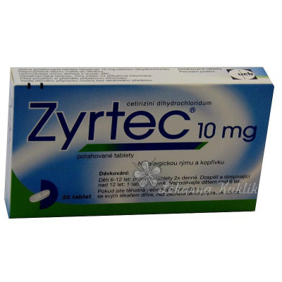 Zyrtec por.tbl.flm.20x10mg