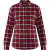 Fjallraven Övik Flannel Shirt W, Barva DEEP RED, Velikost XS