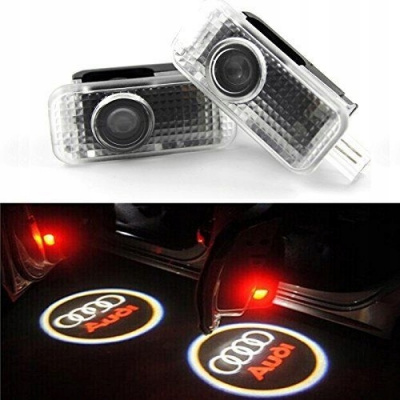 LED YBD8811 - svítící LED logo projektor značky automobilu 2ks, různé  značky 