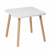 Seelloo Čtvercový dětský stůl, 50/50x47 cm, Stylový, funkční stůl na hraní. Ideální velikost pro hraní a tvoření. Nábytek vhodný pro děti