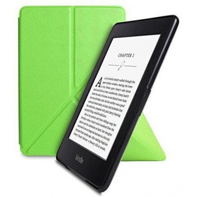 Pouzdro na čtečku knih Origami OR48 - Amazon Kindle 6, Paperwhite 1, 2, 3 zelené - magnet, stojánek (08594211250337)