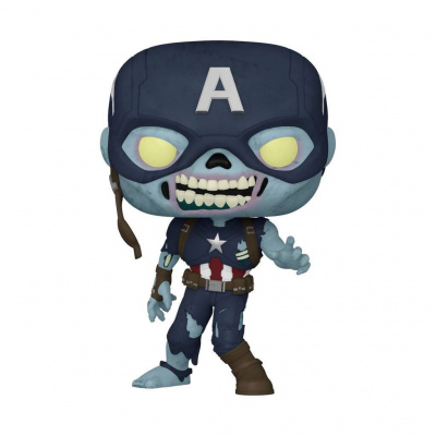 Funko POP! What if…? Zombie Captain America Bobble-head Funko Exclusive