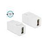 Keystone module EASY-USB 2.0 A female > EASY-USB 2.0 A female