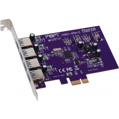 Sonnet Allegro USB3.0 PCIe Card | 4 ports Macintosh/Windows (USB3-4PM-E)