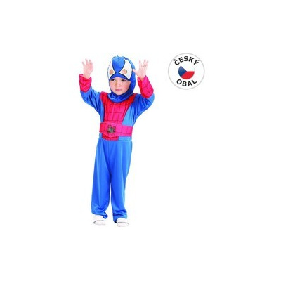 Šaty na karneval - pavoučí hrdina, 92-104 cm